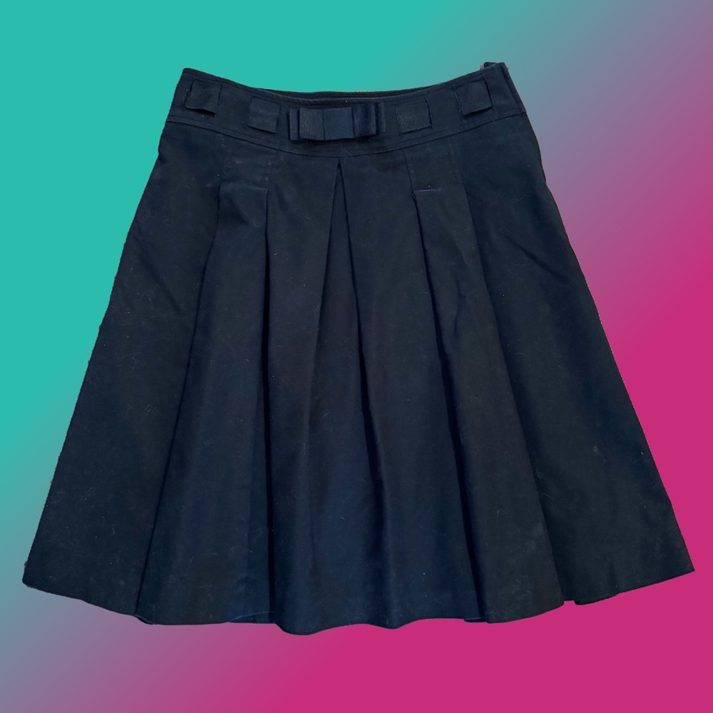 H&M Classic Black Pleated Skirt